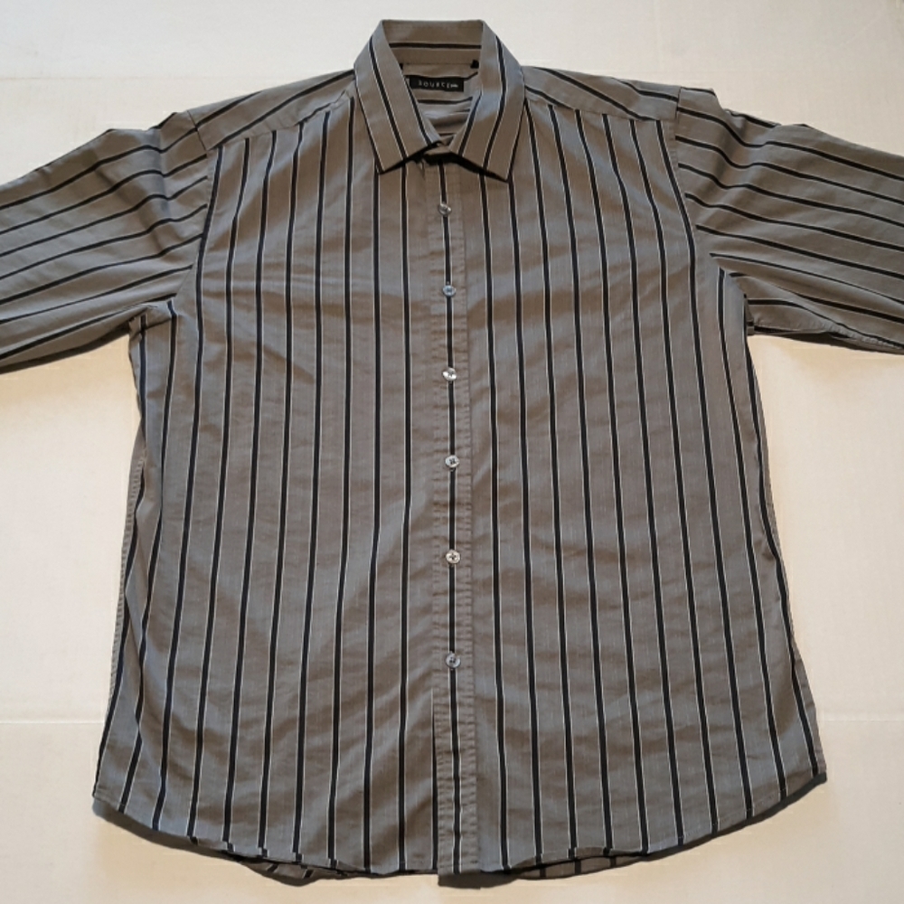 ⬇️$15 Source LS dress shirt mens Large